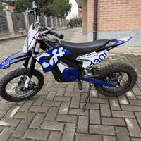 Minicross/pit bike elettrica 1300w lithio