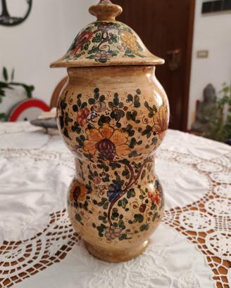 vaso d'arredo dipinto a mano di GUBBIO