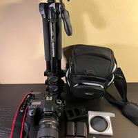KIT CANON 80D + TAMRON 16-300 VC + MANFROTTO