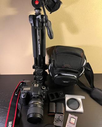 KIT CANON 80D + TAMRON 16-300 VC + MANFROTTO