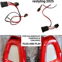  STOP FANALI  FARI MODIFICATI PER FIAT 500