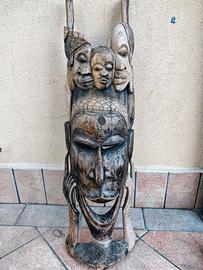Maschera legno africano