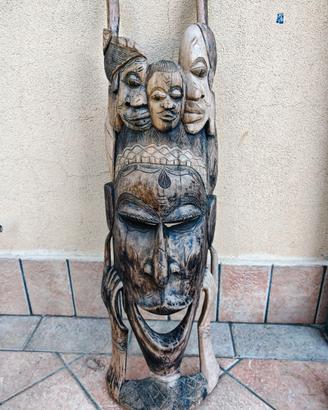 Maschera legno africano