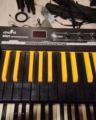 tastiera USB midi 25 tasti chord MU25
