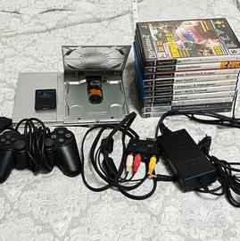 PS2 Silver + Giochi + Controller