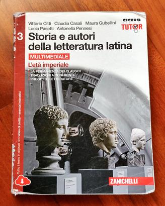 storia ed autori della letteratura latina 3 ISBN 9