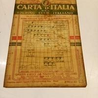 carte d'Italia tci 1909 foglio 25 Ancona