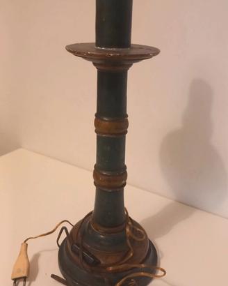 Antico candeliere lampada