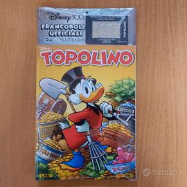 Topolino 3542 con Francobollo Steamboat Willie