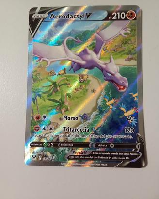 pokemon 180/196 aerodactyl v