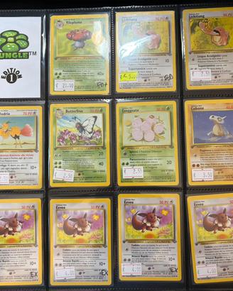 Pokemo - Set Jungle prima ed e unlimited