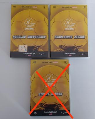 2 DVD "50 anni di pallone d'oro"