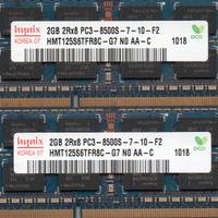 2 ram per Mac 2GB 2RX8 PC3 8500S 7 10 F2