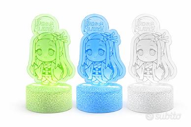 Lampada LED 3D Demon Slayer Nezuko RGB