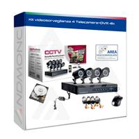 Kit videosorveglianza 4 Telecamere+DVR 4k