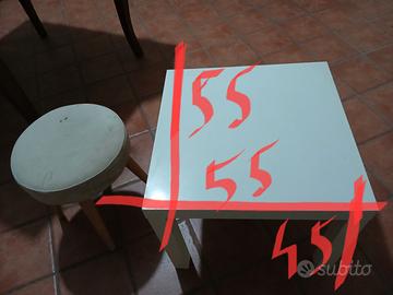 tavolino + sgabello tondo 