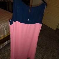 Vestito oltre spalle 30 sotto ascella 52 lungo 90c