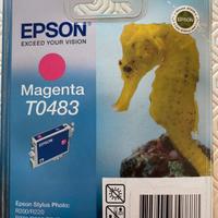 Cartuccia originale Epson nuova T0483 magenta