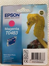 Cartuccia originale Epson nuova T0483 magenta