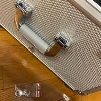 Trolley valigia metallo alluminio nuova con chiavi