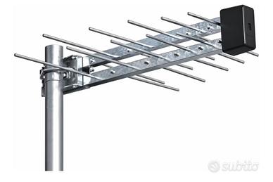 antenna tv con supporto 