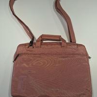 Borsa porta pc rosa
