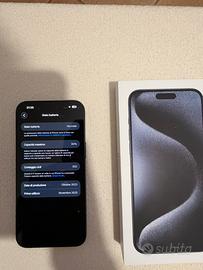 iPhone 15 Pro Max 256 GB – Titanio Blu –