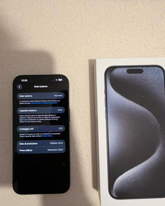 iPhone 15 Pro Max 256 GB – Titanio Blu –