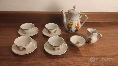 set da tè, gioco bambino vintage 