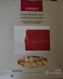 COPRIDIVANO 3 POSTI con Seduta Separata Home Texti