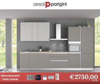 Cucina moderna Lineare - Elettrodomestici