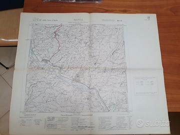 Mappa militare IGM   scala 1/25000  Barca