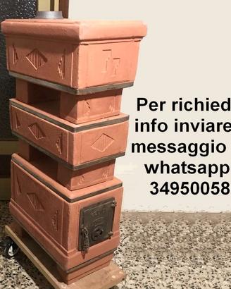 Stufa di terracotta perfetta, come nuova