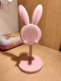 Porta cellulare da tavolo - design coniglietto 
