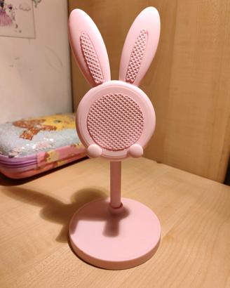 Porta cellulare da tavolo - design coniglietto 