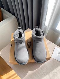 Stivali da neve UGG CLASSIC ULTRA MINI Grigio 36