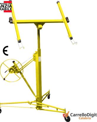 Alzalastre per Cartongesso alza pannelli giallo