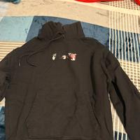 Felpa off white nera