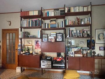 Grande libreria modulare vintage cielo-terra – 3 c