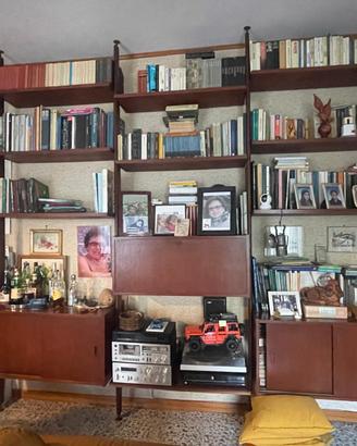 Grande libreria modulare vintage cielo-terra – 3 c