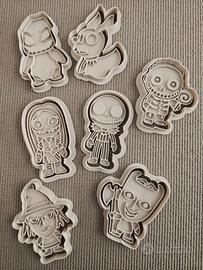 Set 7 Formine Nightmare Before Christmas Halloween