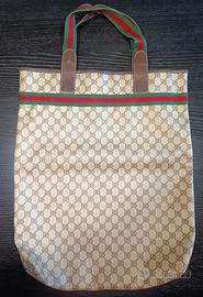 Tote bag shopping bag mega porta PC Gucci Ophidia