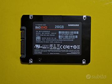 SSD Samsung 250GB Come nuovo