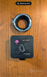 Adattatore lente K&F Concept EF - FX