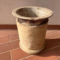 Vaso wc antichissimo in terracotta