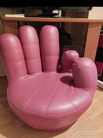poltroncina in pelle bambini ragazzi 