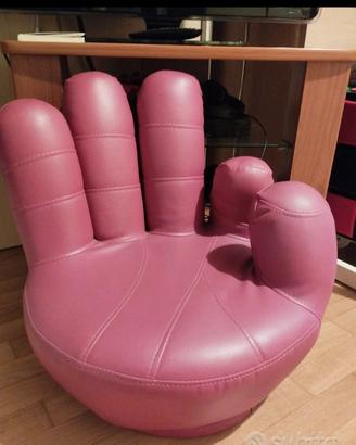 poltroncina in pelle bambini ragazzi 