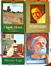 LOTTO 4 libri pittura: MONET, PONTORMO, MASACCIO..