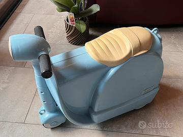 Skoot trolley vespa per bambini celeste ben tenuta