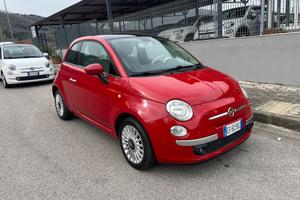 Fiat 500 1.2 benzina 69cv Lounge 2010 tetto